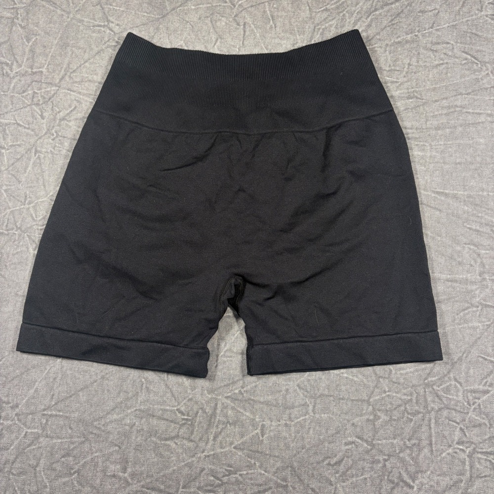 Elevated Mindset Shorts Women M Black Scrunch Butt Seamless High Waist Athletic